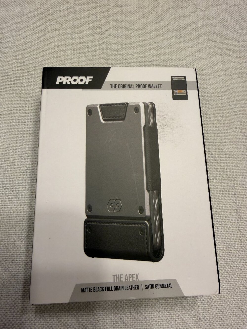 PROOF Wallet The Apex RFID Blocking Minimalist Wallet